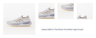 adidas NMD S1 Ftw White/ Ftw White/ Light Purple 1