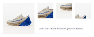 adidas NMD S1 MAHBS Aluminium/ Light Brown/ Bold Blue 1