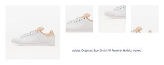 adidas Originals Stan Smith W Ftwwht/ Halblu/ Acired 1