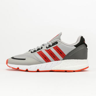 adidas Originals ZX 1K Boost Grey Two/ Semi Solar Red/ Cwhite 2