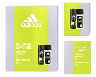Adidas Pure Game - deodorant s rozprašovačem 75 ml + deodorant ve spreji 150 ml 3