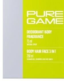 Adidas Pure Game - deodorant s rozprašovačem 75 ml + sprchový gel 250 ml 8