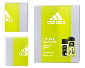 Adidas Pure Game - deodorant s rozprašovačem 75 ml + sprchový gel 250 ml 4