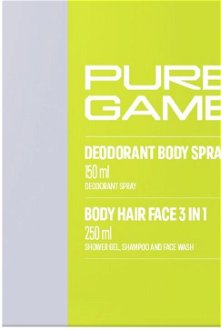 Adidas Pure Game - deodorant ve spreji 150 ml + sprchový gel 250 ml 8