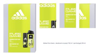 Adidas Pure Game - deodorant ve spreji 150 ml + sprchový gel 250 ml 1