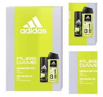 Adidas Pure Game - deodorant ve spreji 150 ml + sprchový gel 250 ml 3
