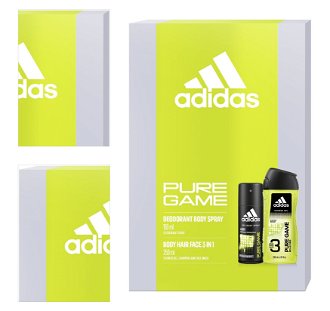 Adidas Pure Game - deodorant ve spreji 150 ml + sprchový gel 250 ml 4