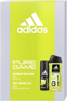 Adidas Pure Game - deodorant ve spreji 150 ml + sprchový gel 250 ml 2