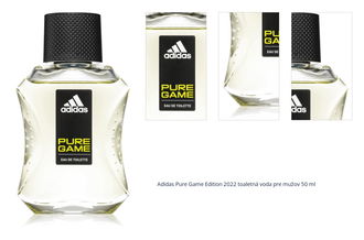 Adidas Pure Game Edition 2022 toaletná voda pre mužov 50 ml 1