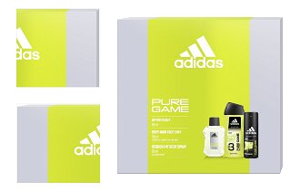 Adidas Pure Game - voda po holení 100 ml + deodorant ve spreji 150 ml + sprchový gel 250 ml 4