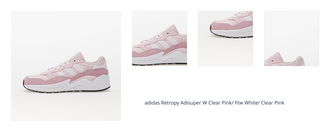 adidas Retropy Adisuper W Clear Pink/ Ftw White/ Clear Pink 1