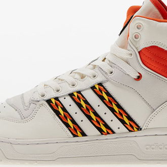 adidas Rivalry Hi Cloud White/ Semi Orange/ Crystal White 5