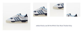 adidas Rivalry Low 86 Ftw White/ Clear Blue/ Shadow Navy 1