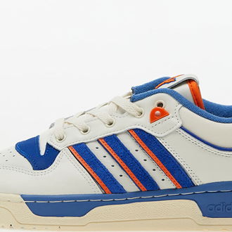 adidas Rivalry Low 86 White Tint/ Royal Blue/ Orange 5