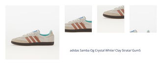 adidas Samba Og Crystal White/ Clay Strata/ Gum5 1