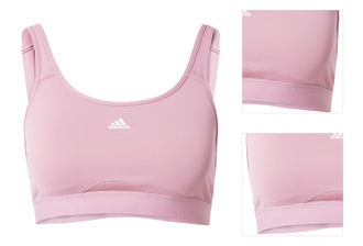 ADIDAS SPORTSWEAR Podprsenka 'TLRD MOVE HS'  rosé / biela 3