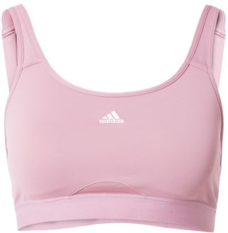 ADIDAS SPORTSWEAR Podprsenka 'TLRD MOVE HS'  rosé / biela