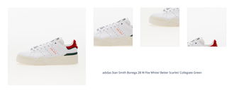 adidas Stan Smith Bonega 2B W Ftw White/ Better Scarlet/ Collegiate Green 1