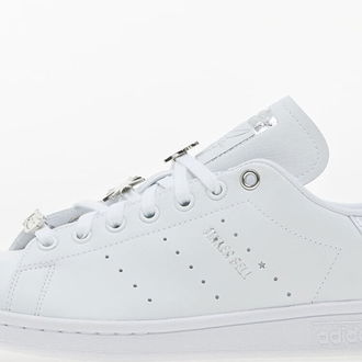 adidas Stan Smith Ftw White/ Silver Metallic/ Scarlet 5