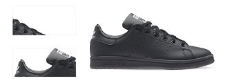 adidas Stan Smith Junior - Unisex - Tenisky adidas Originals - Čierne - FX7523 - Veľkosť: 38 2/3 4