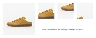 adidas Stan Smith Mule Pla Gold Beige/ Gold Beige/ Sefr Yellow 1