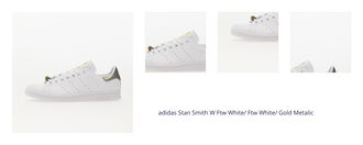 adidas Stan Smith W Ftw White/ Ftw White/ Gold Metalic 1