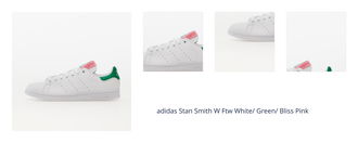 adidas Stan Smith W Ftw White/ Green/ Bliss Pink 1