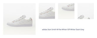 adidas Stan Smith W Ftw White/ Off White/ Dash Grey 1