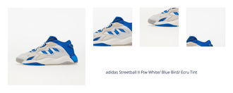 adidas Streetball II Ftw White/ Blue Bird/ Ecru Tint 1