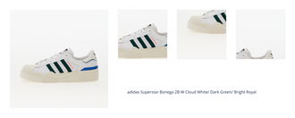 adidas Superstar Bonega 2B W Cloud White/ Dark Green/ Bright Royal 1