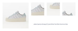 adidas Superstar Bonega W Crystal White/ Ftw White/ Aluminium Blue 1