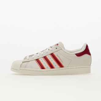 adidas Superstar Cloud White/ Legend Burgundy/ Semi Orange 2