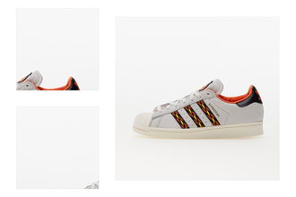 adidas Superstar Crystal White/ Semi Orange/ Cloud White 4