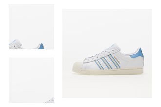 adidas Superstar Ftw White/ Off White/ Light Blue 4