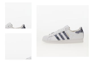 adidas Superstar Ftw White/ Wonder Steel/ Gold Metalic 4