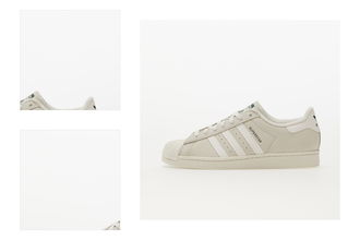 adidas Superstar Off White/ Off White/ Dark Green 4