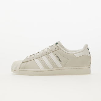 adidas Superstar Off White/ Off White/ Dark Green