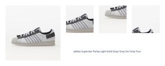 adidas Superstar Parley Light Solid Grey/ Grey Six/ Grey Four 1