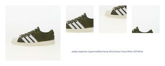 adidas Superstar Supermodified Hemp Olive Strata /Cloud White /Off White 1