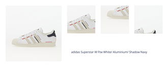 adidas Superstar W Ftw White/ Aluminium/ Shadow Navy 1