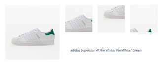 adidas Superstar W Ftw White/ Ftw White/ Green 1