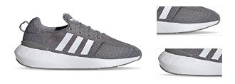 adidas Swift Run 22 - Pánske - Tenisky adidas Originals - Sivé - GZ3495 - Veľkosť: 47 1/3 3