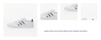 adidas Team Court W Ftw White/ Silver Metalic/ Ftw White 1