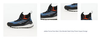 adidas Terrex Free Hiker 2 Gtx Wonder Steel/ Grey Three/ Impact Orange 1