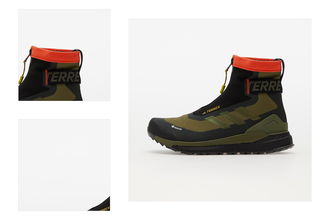 adidas Terrex Free Hiker Gore-Tex Focus Olive/ Pulse Olive/ Imp Orange 4