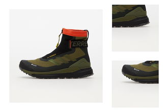 adidas Terrex Free Hiker Gore-Tex Focus Olive/ Pulse Olive/ Imp Orange 3