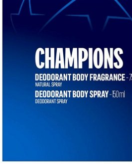 Adidas UEFA Champions League Edition - deodorant s rozprašovačem 75 ml + deodorant ve spreji 150 ml 8