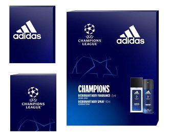 Adidas UEFA Champions League Edition - deodorant s rozprašovačem 75 ml + deodorant ve spreji 150 ml 4