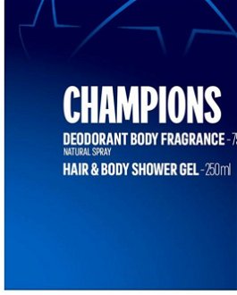 Adidas UEFA Champions League Edition - deodorant s rozprašovačem 75 ml + sprchový gel 250 ml 8