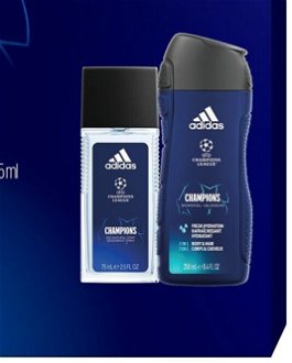 Adidas UEFA Champions League Edition - deodorant s rozprašovačem 75 ml + sprchový gel 250 ml 9